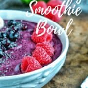 tropical smoothie bowl for kids