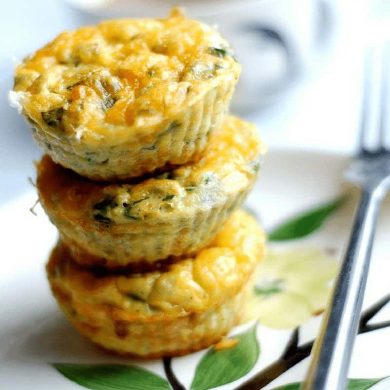 Baked Egg Cups |Spinach & Sweet Potato Frittata Muffin |Create Kids Club