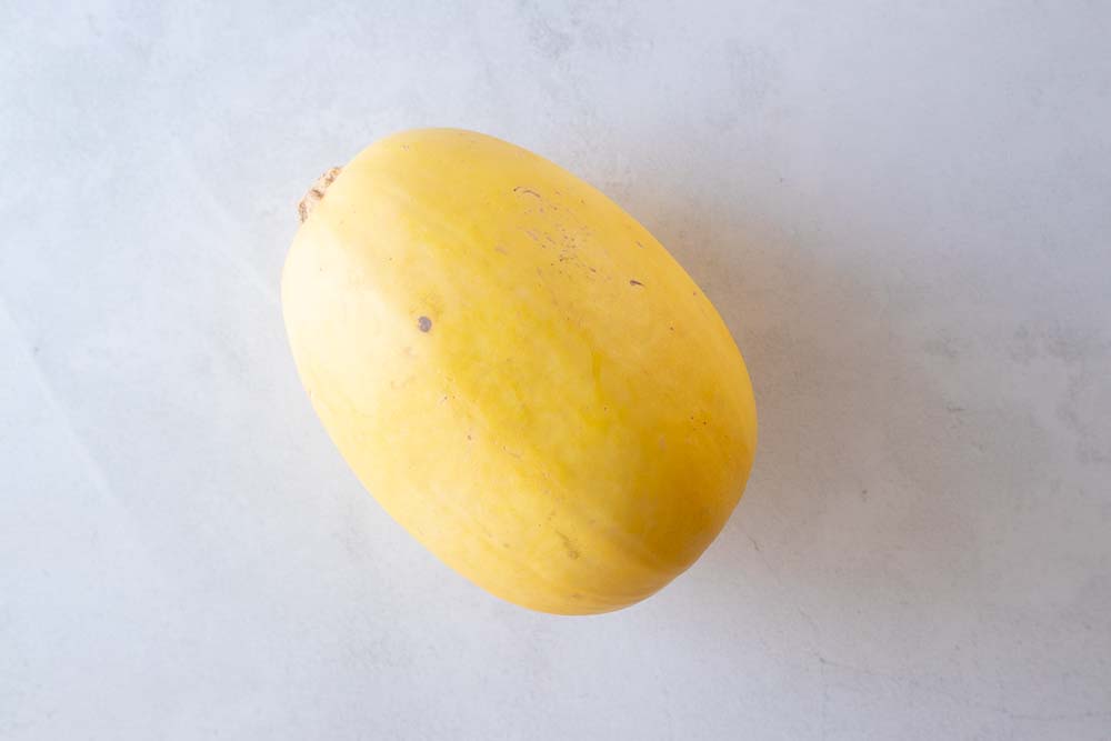 whole spaghetti squash on counter