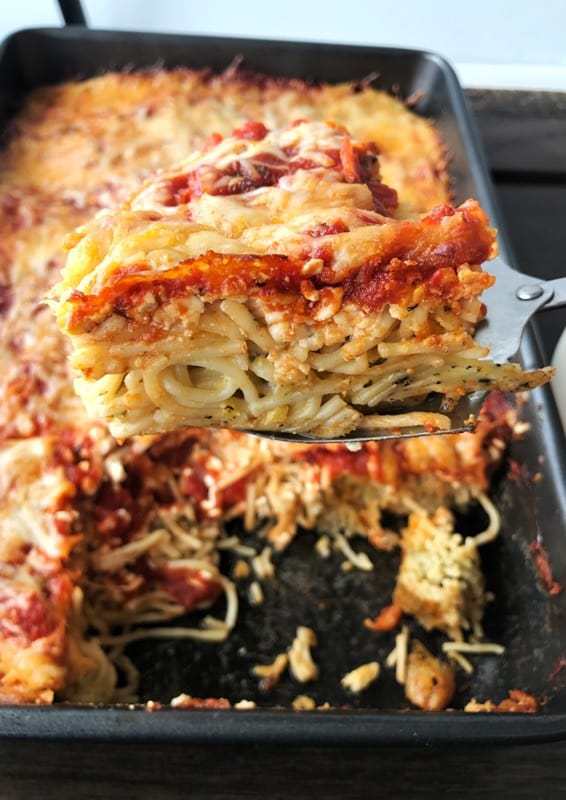 Meatless Meals: Easy Baked Spaghetti recipe