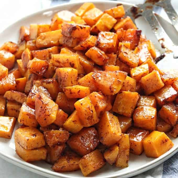 Roasted Butternut Squash with Brown Sugar | Create Kids Club