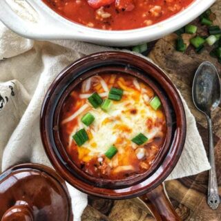 Stuffed pepper soup. This healthy stuffed pepper soup recipe takes is a 20 minute dinner recipe idea the whole family will love. It's low in fat, but not on flavor.