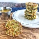 Vegetable nuggets made with broccoli and carrots