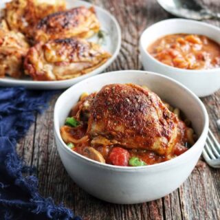 slow cooker chicken cacciatore