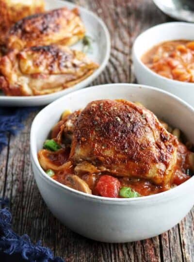 slow cooker chicken cacciatore