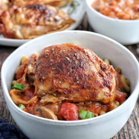 slow cooker chicken cacciatore