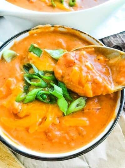 A bowl of Pumpkin chili