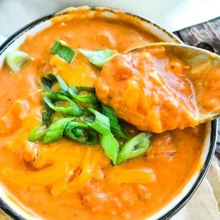 A bowl of Pumpkin chili