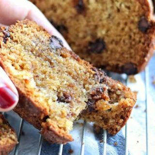 Easy Moist Chocolate Chip Banana Bread One Bowl