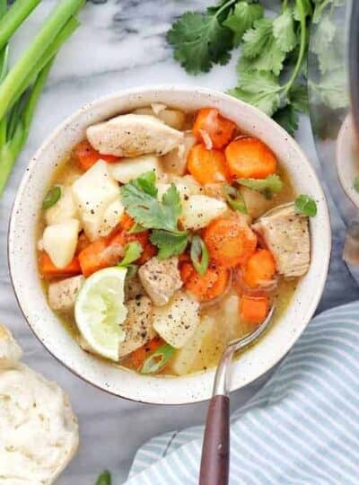 Instant pot chicken stew a pressure cooker soup recipe