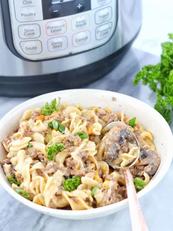 Instant pot beef stroganoff recipe a ground beef stroganoff recipe