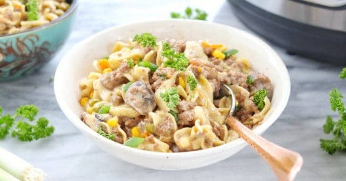 Instant pot beef stroganoff recipe a ground beef stroganoff recipe