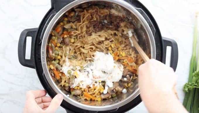 Instant pot beef stroganoff recipe a ground beef stroganoff recipe