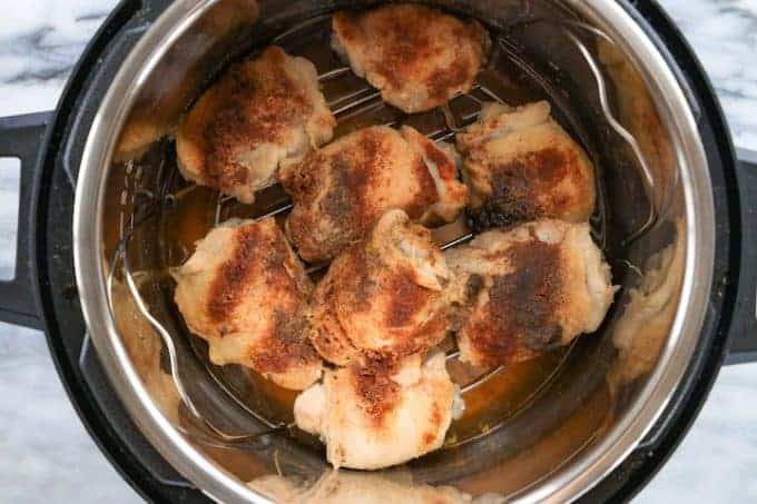 baked bone in chicken thighs in an instant pot
