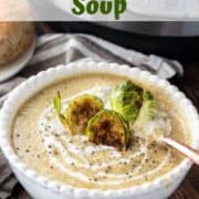 Brussels sprouts Soup Brussels sprout soup, soup recipes