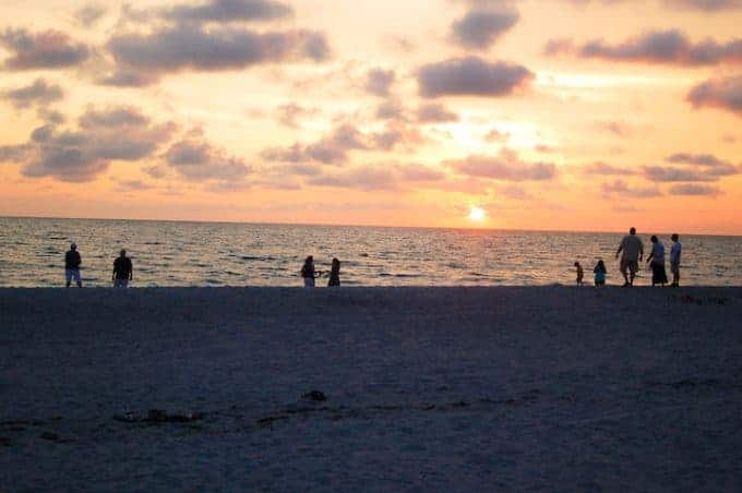 Sunset on captiva island