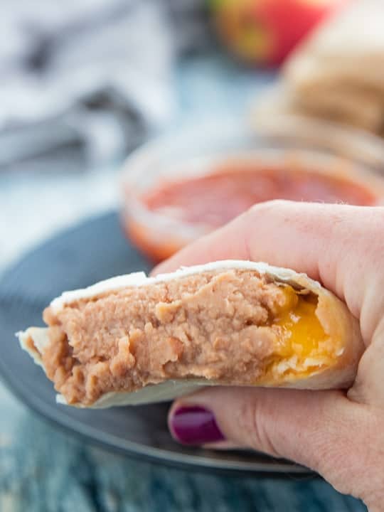Refried Bean Burrito Recipe Vegetarian Camping Food