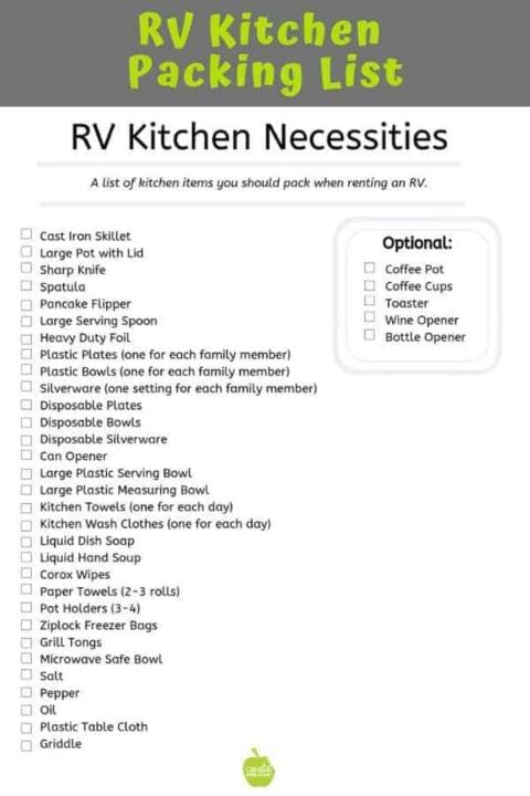 RV Cooking Tips and Menu Planning for RV Kitchens