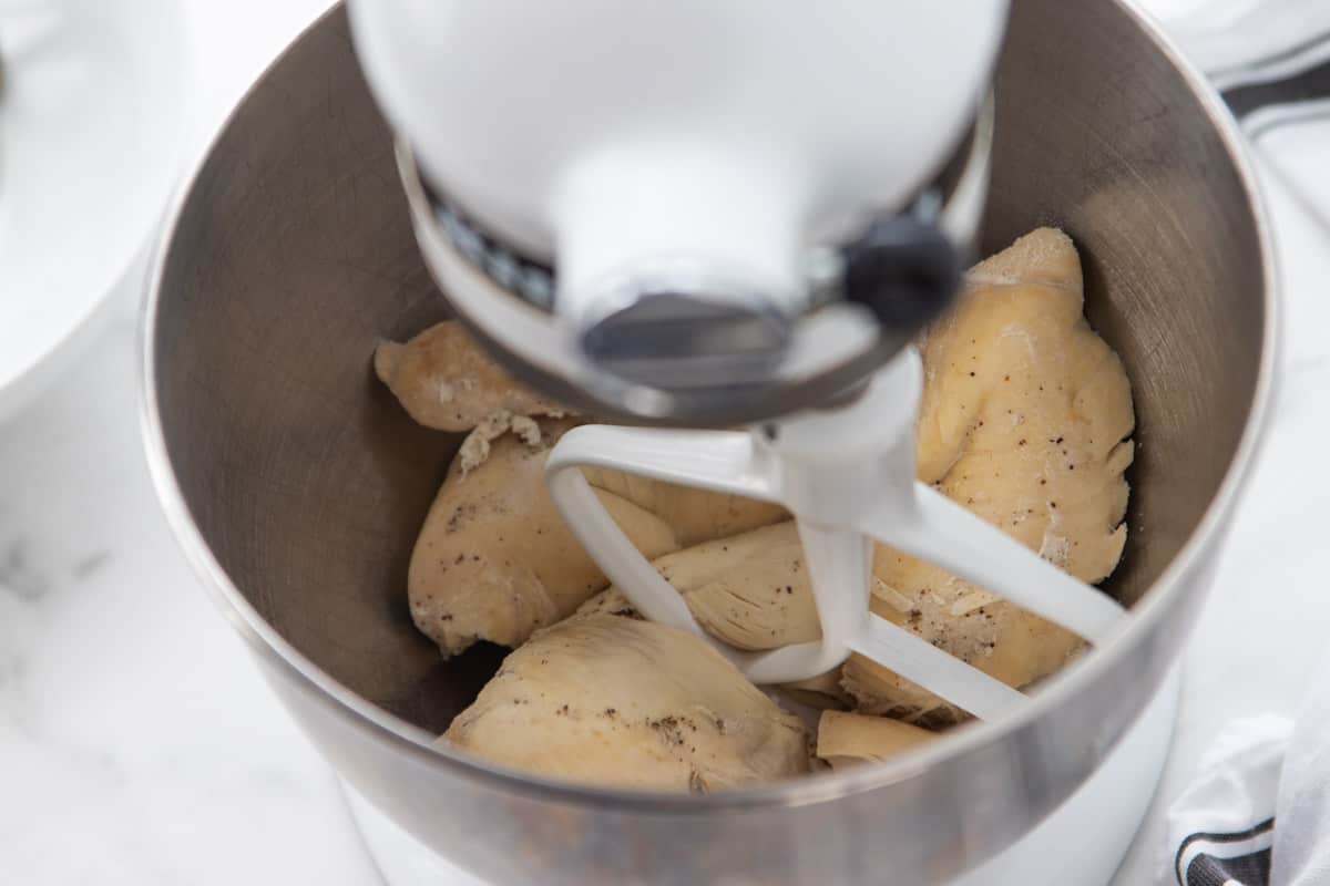 How to Shred Chicken in a Stand Mixer