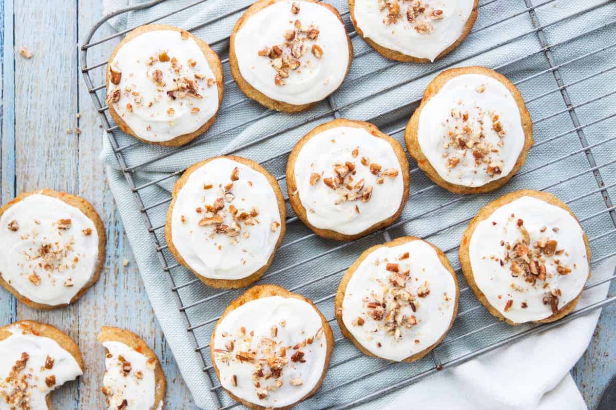 cookies with nuts on top