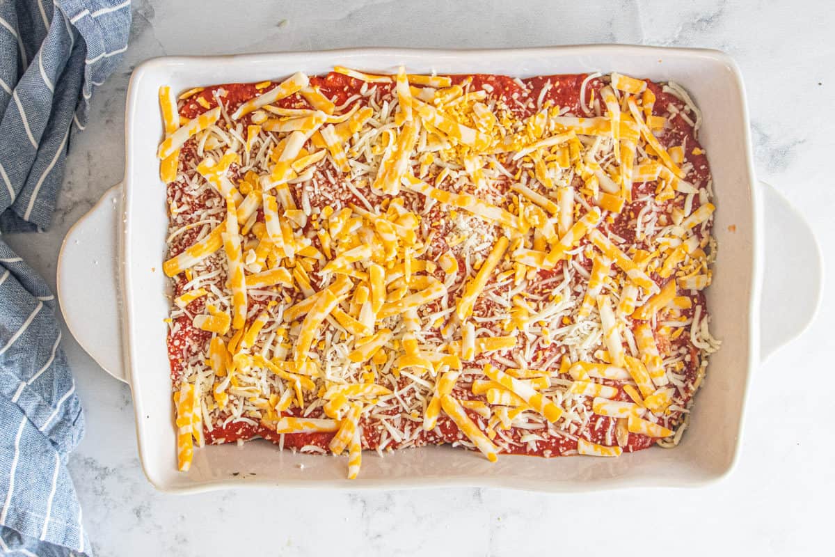 Vegetarian Baked Spaghetti | Baked Spaghetti Recipe with Ricotta