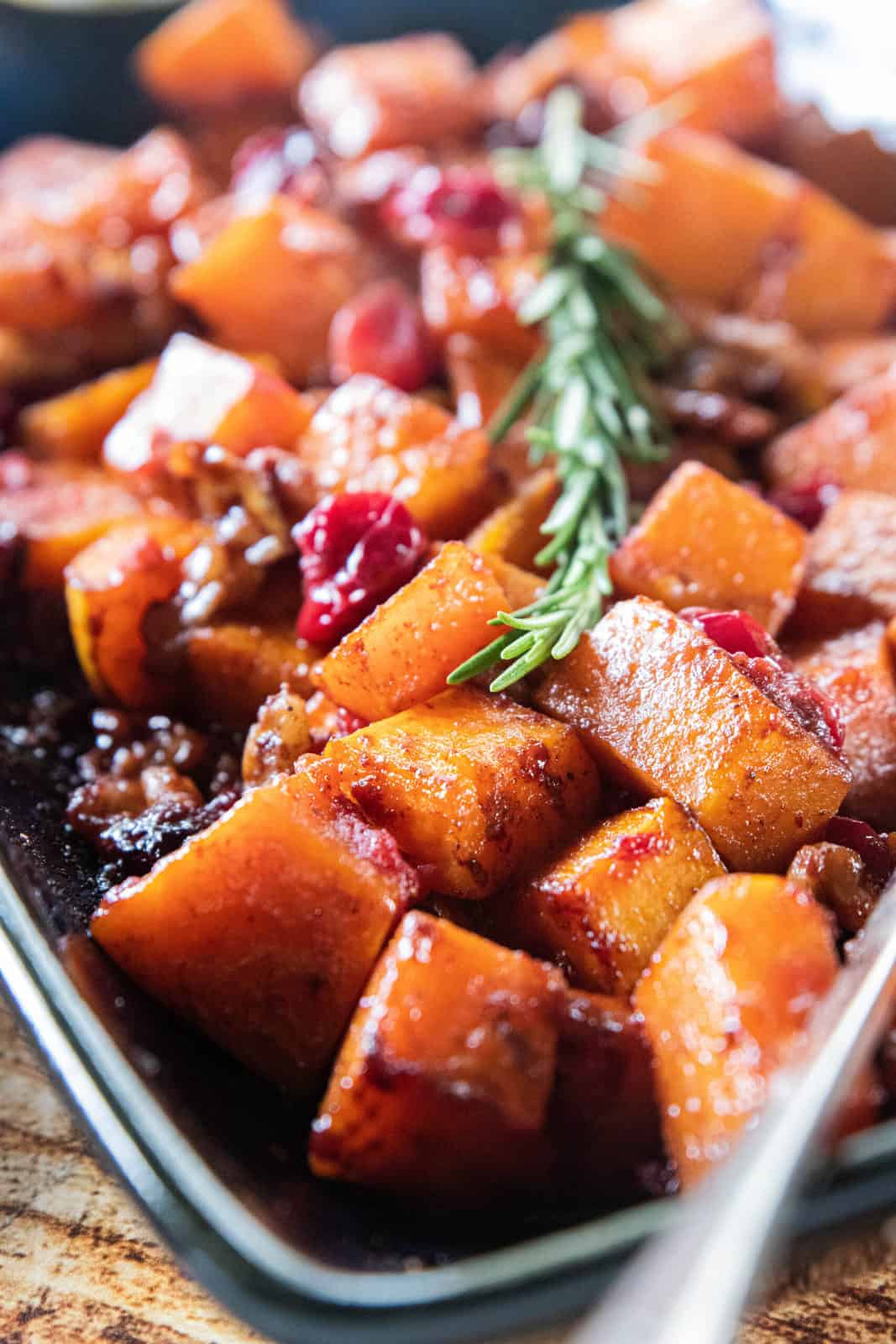 close up of squash casserole