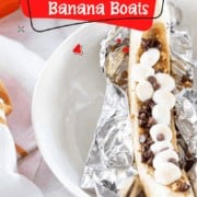 Easy Smores Banana Boats