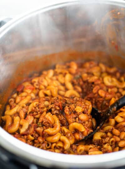 chili mac in an instant pot