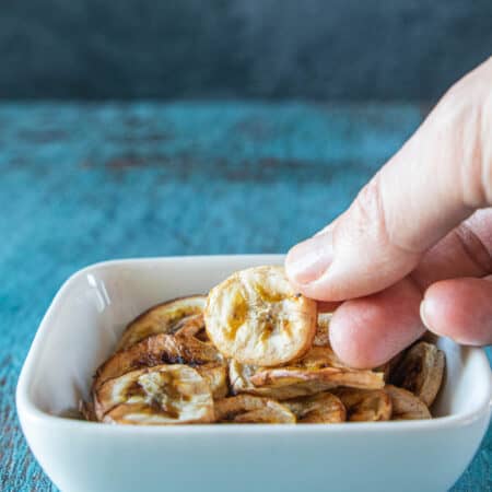 air fryer banana chips