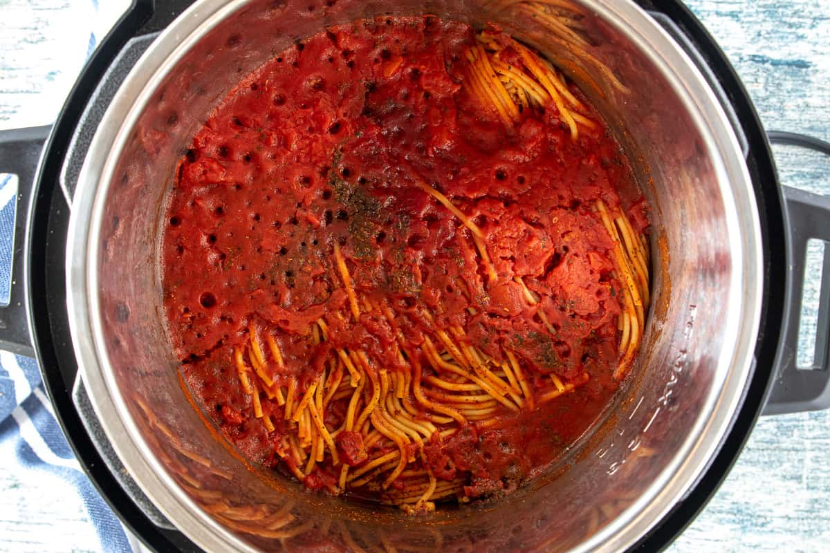instant pot spaghetti 