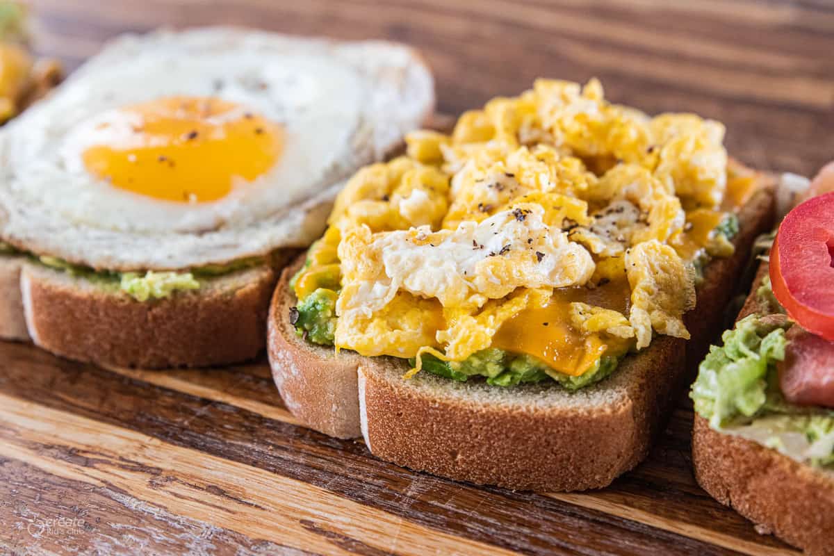 avocado and egg toast