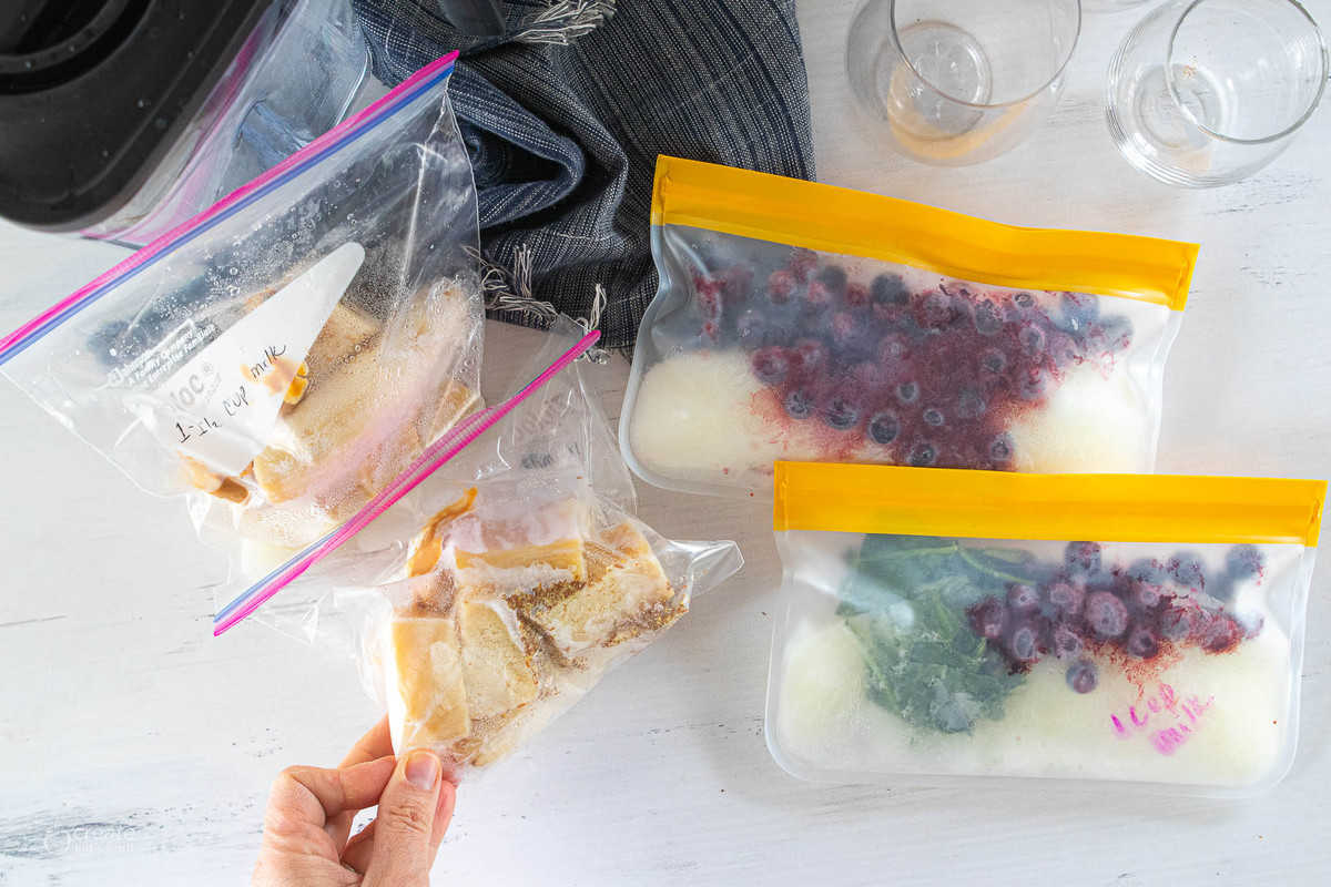 freezer smoothie packs in bags