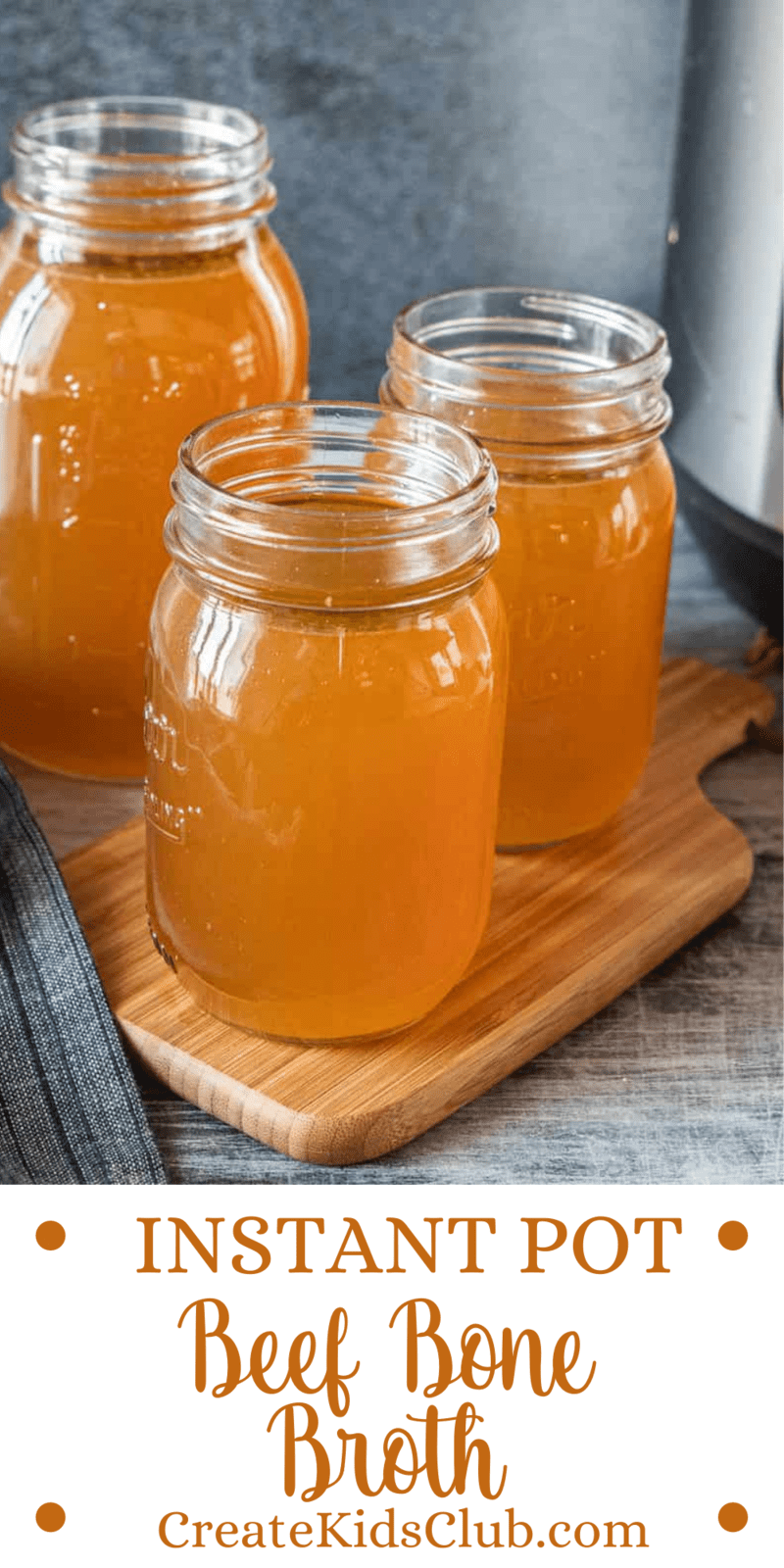 Instant Pot Beef Bone Broth Recipe Create Kids Club