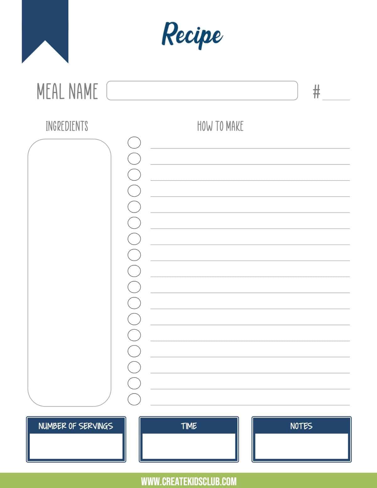 Vacation Meal Planning Template - Create Kids Club Throughout Camping Menu Planner Template