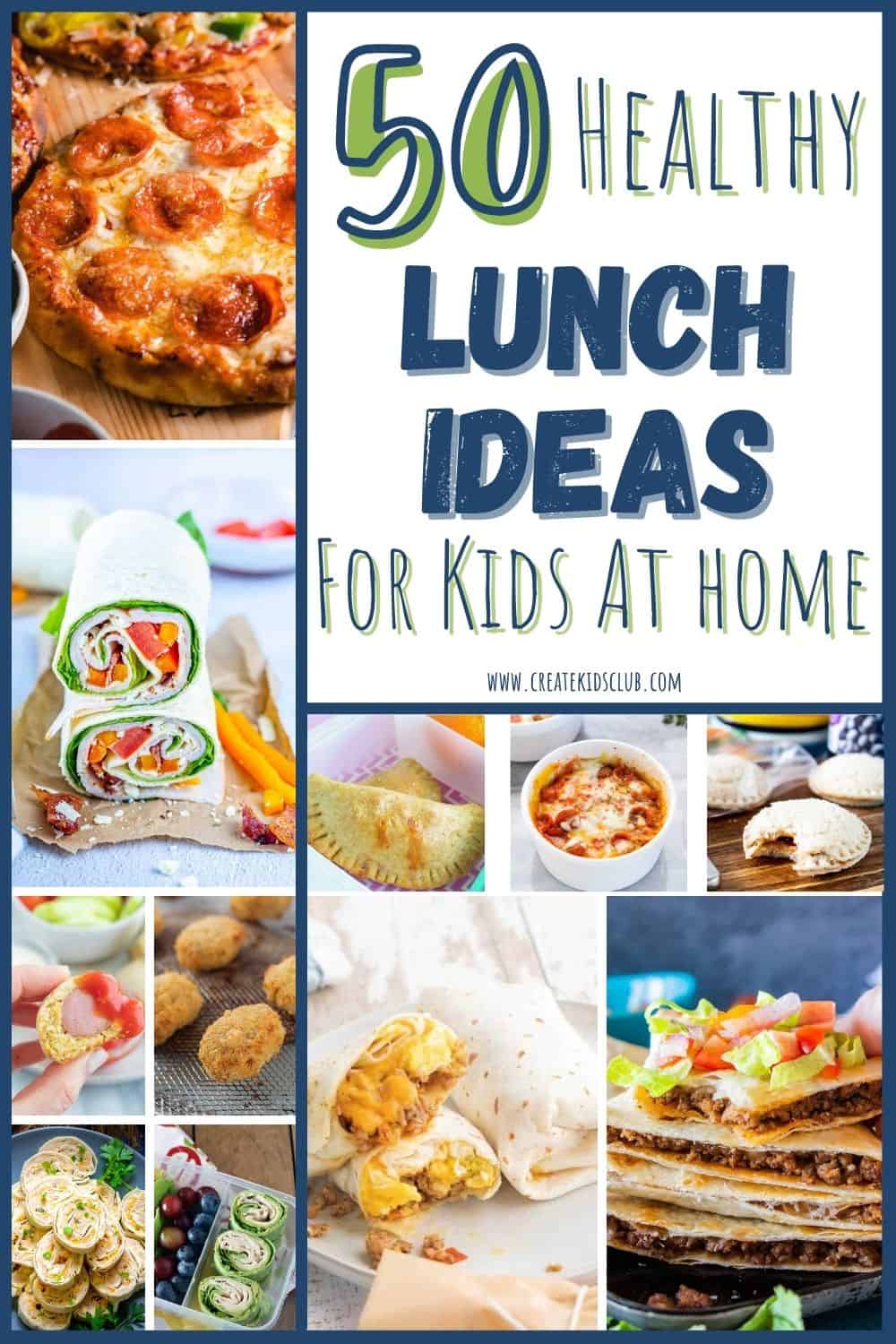 50 Healthy Lunch Ideas for Kids at Home | Create Kids Club