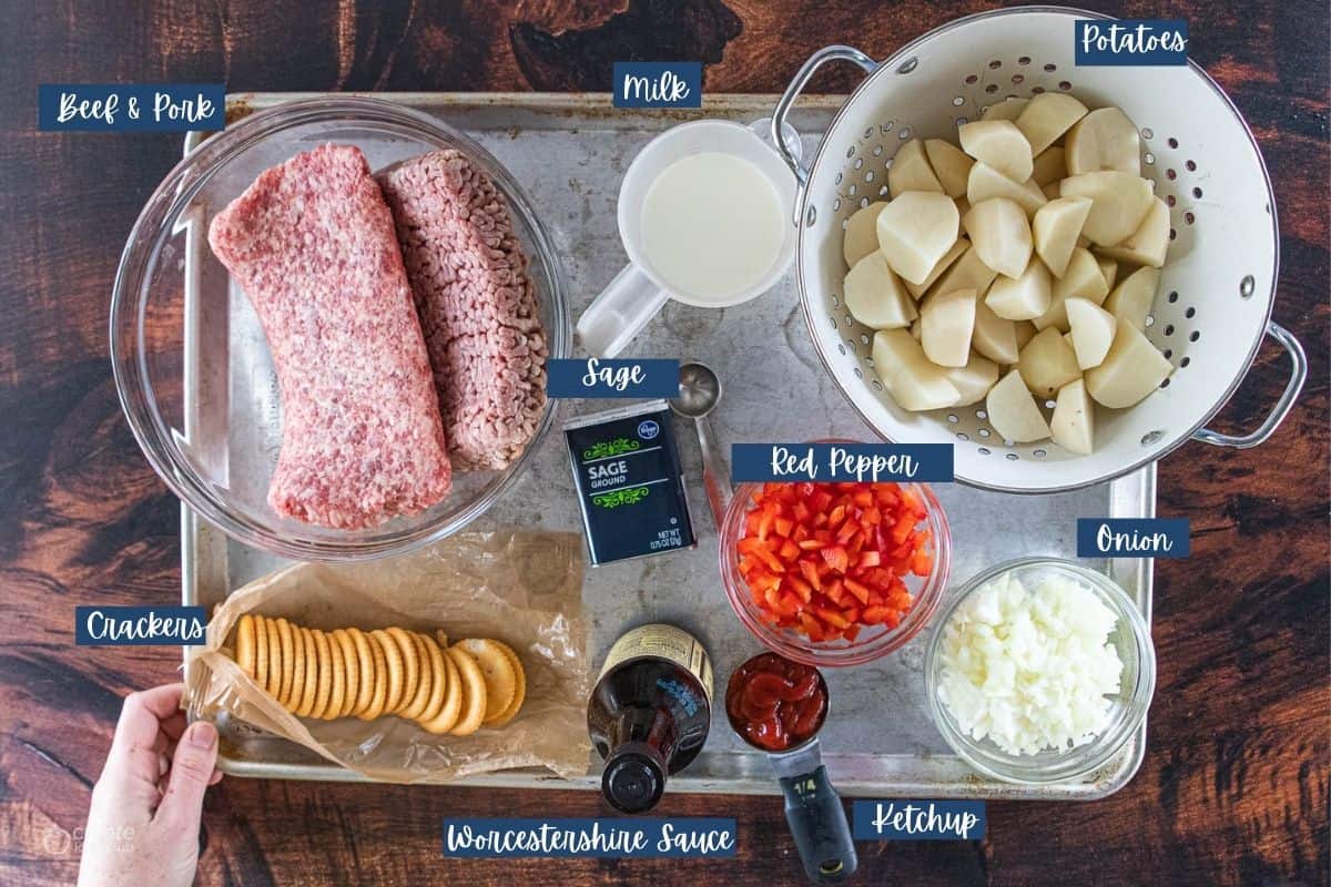 ingredients for meatloaf