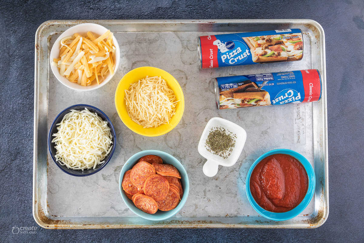 ingredients for sheet pan pizza