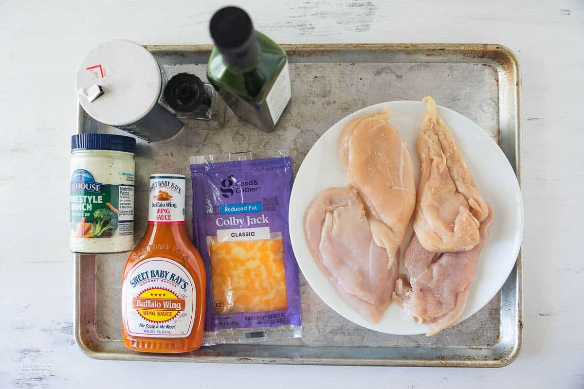 ingredients for buffalo chicken breast