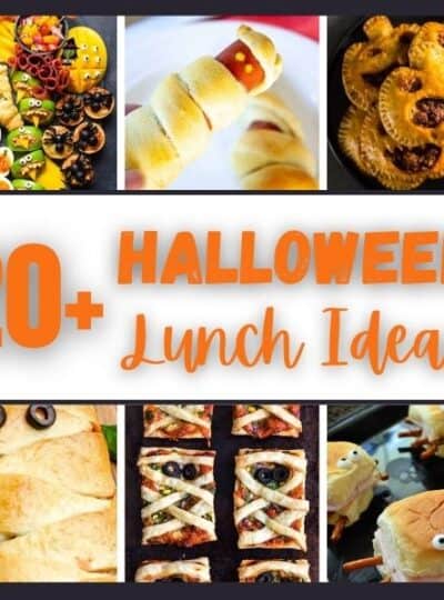 Halloween lunch ideas with photos of ideas.