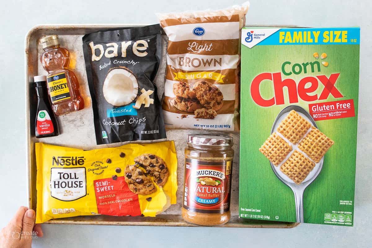 ingredients for gluten free granola bars