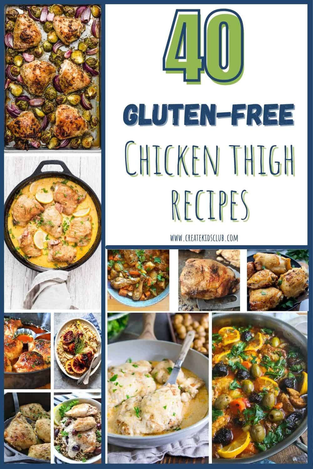 11 pictures of gluten free chicken thigh recipes.