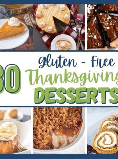 6 pictures of gluten free thanksgiving dessert recipes.