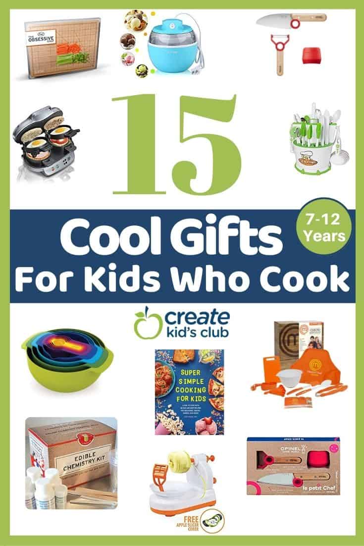 Pictures of Christmas gifts for kids who like to cook.