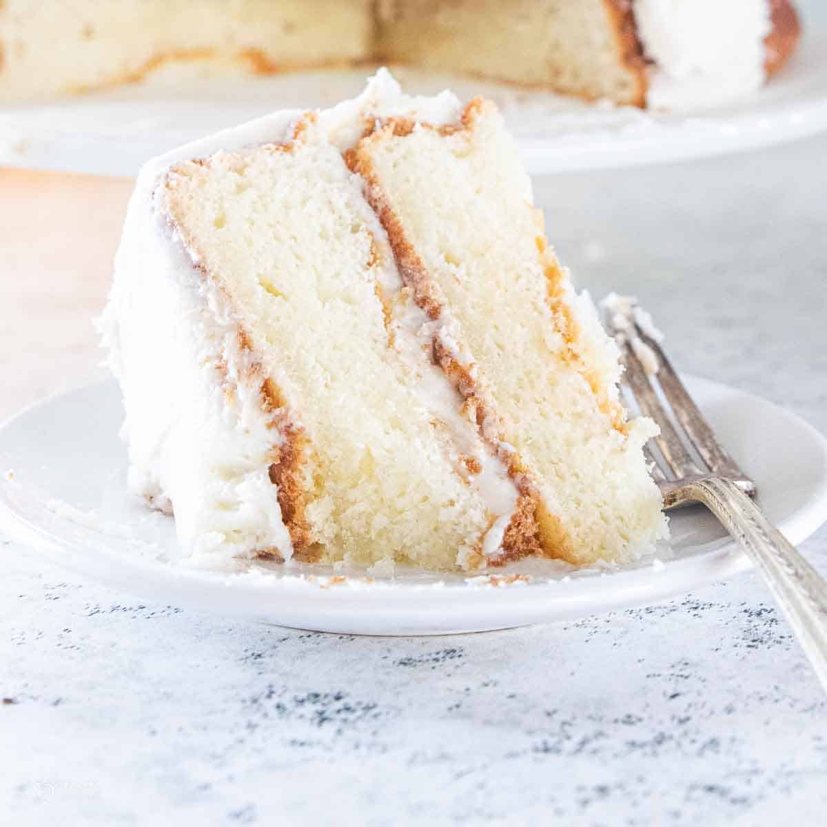 The Perfect Gluten Free White Cake | Let's Celebrate!