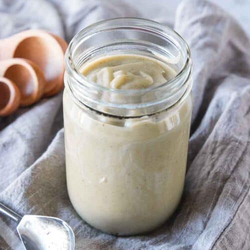 cream of chicken soup in mason jar
