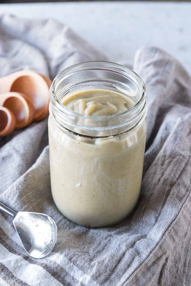 cream of chicken soup in mason jar