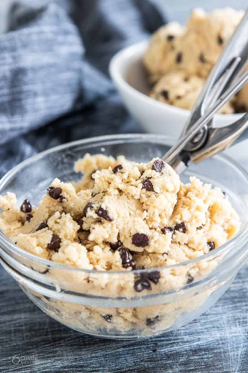 edible gluten free cookie dough batter