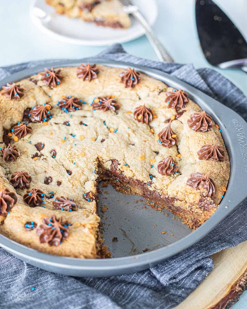 slice missing from gf cookie cake