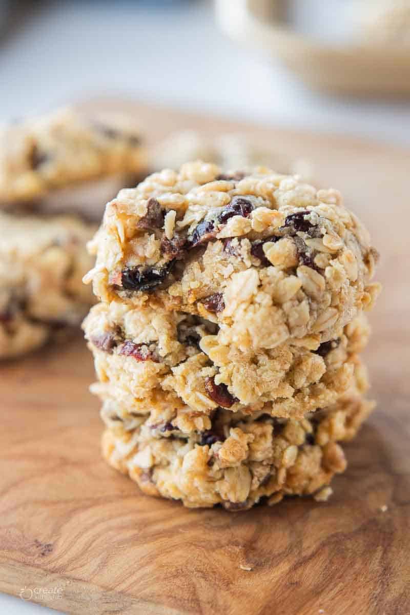 gluten free cranberry oatmeal cookies