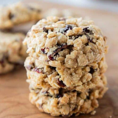 gluten free cranberry oatmeal cookies